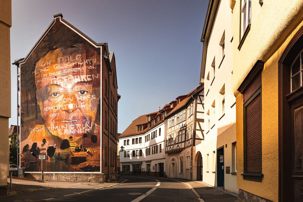 Mural Art: Falk Lehmann aka AKUT, Schmalkalden, Foto: GRAYK (Jose Villanueva)